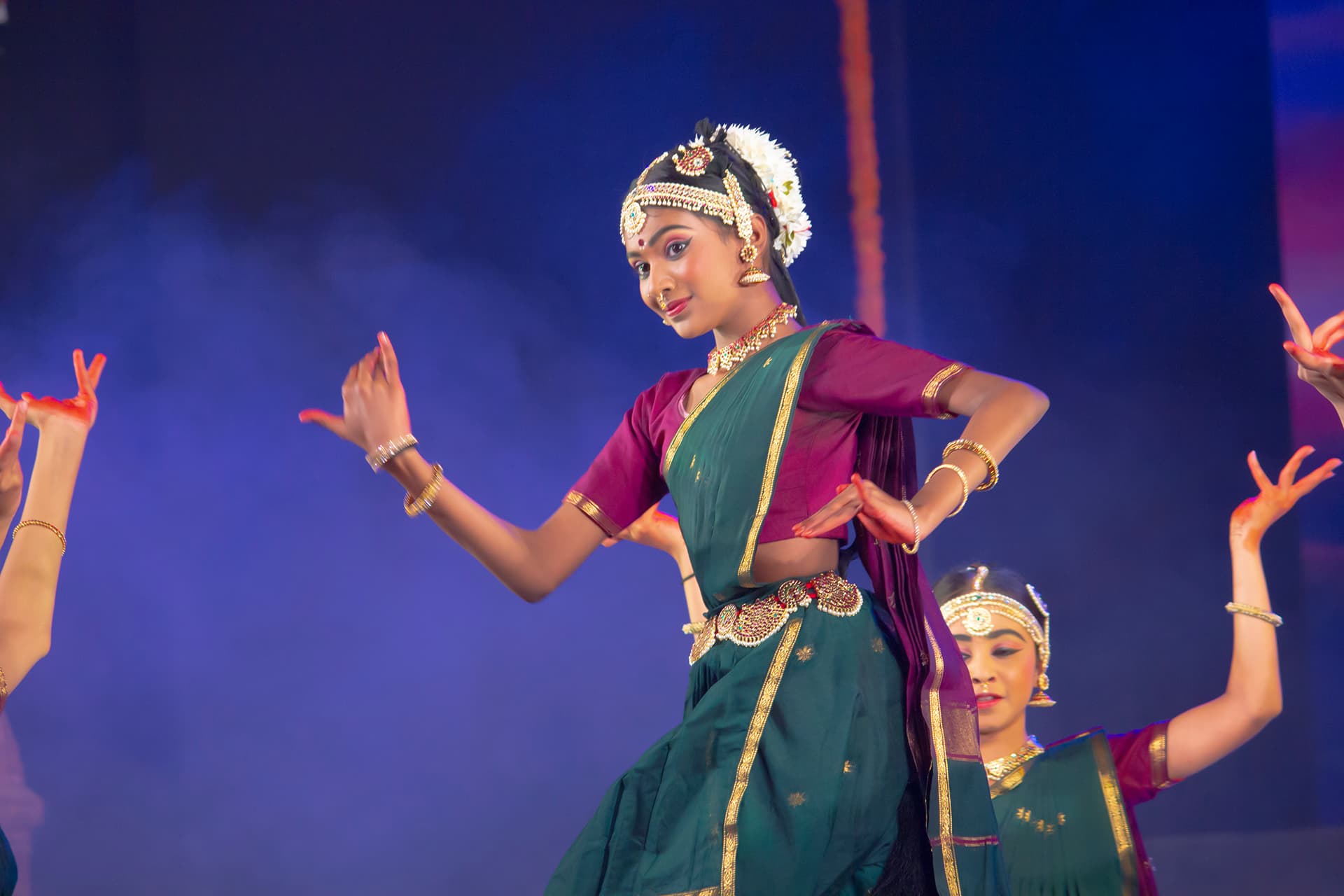 Harshikashree performing Bharatanatyam